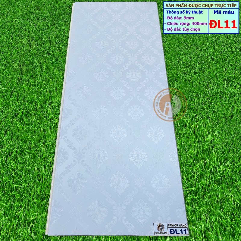 Tấm nhựa ốp tường PVC Đài Loan Mã màu ĐL11