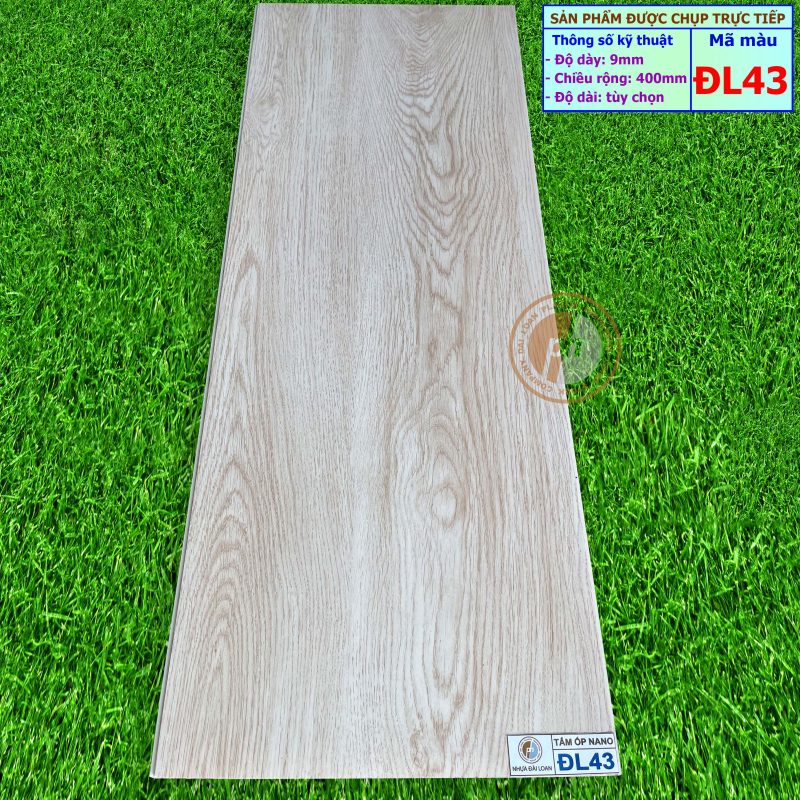 Tấm nhựa ốp tường PVC Nano mã màu ĐL43